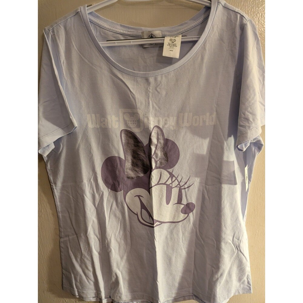 Women’s Disney Minnie Mouse Graphic T-Shirt Size Large  Walt Disney World